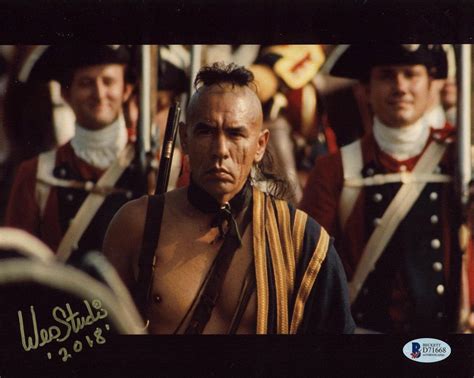 Wes Studi The Last of the Mohicans Signed 8x10 Photo BAS #D71668 ...