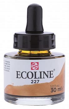 Акварель жидкая "Ecoline" банка 30мл №227 Охра желтая RT11252271 ...