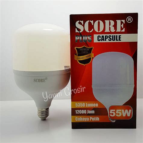 Jual Lampu Bohlam LED Score Plus Capsule 55 Watt Shopee Indonesia