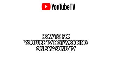 Youtube Tv Not Working On Vizio Tv