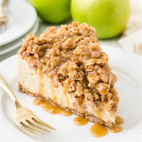 Apple Crumble Cheesecake Texanerin Baking