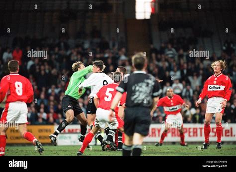 Port Vale 0 - 1 Middlesbrough, Division One match held at Vale Park ...