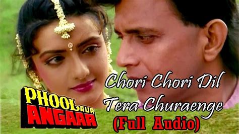 Chori Chori Dil Tera Churayenge Lyrics चोरी चोरी दिल तेरा चुरायेंगे