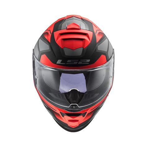 LS2 FF800 Storm II Faster Titanium Red Matt Helmet S