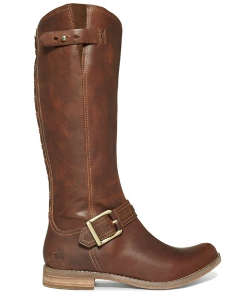 Timberland Womens Earthkeepers® Savin Hill Tall Boots In Brown Lyst