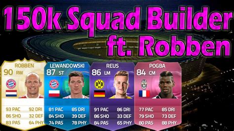 FIFA 15 150K Hybrid Squad Builder Ft Robben Reus Pogba And