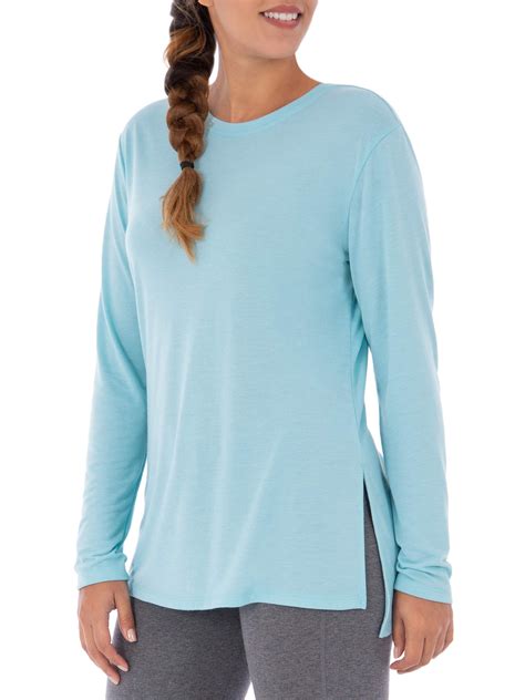 Athletic Works Women S Active Long Sleeve Tunic Length Yoga Top