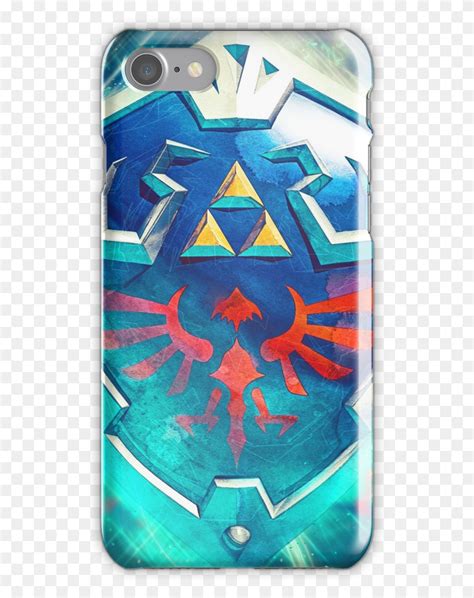 Descargar La Leyenda De Zelda Hylian Shield Iphone 7 Snap Case Master Sword Y Hylian Shield Botw ...