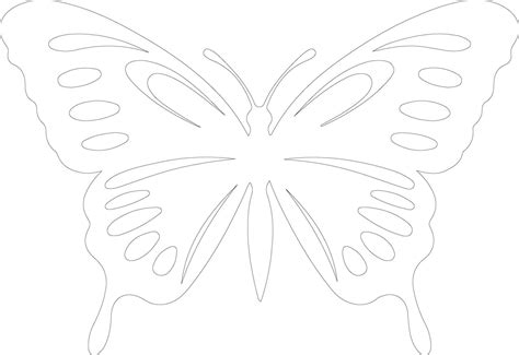 Zebra Longwing Butterfly Outline Silhouette 38488847 Vector Art At Vecteezy