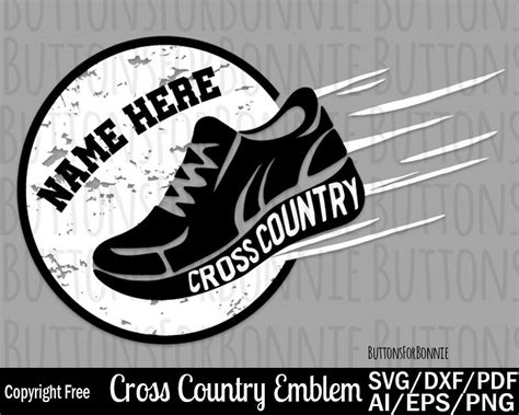 Cross Country Svg Running Svg Track And Field Svg Shoe Etsy Cross