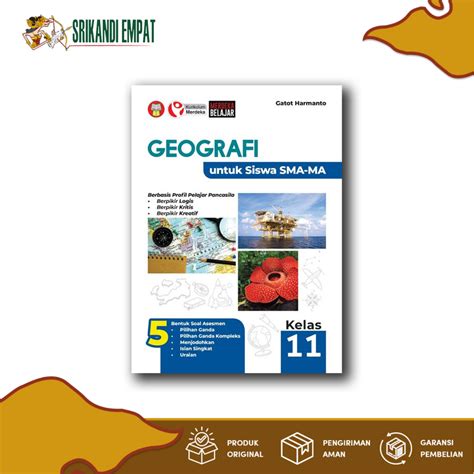 Jual Buku Geografi Untuk Siswa Sma Ma Kelas Kurikulum Merdeka