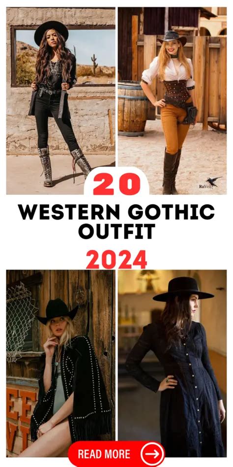 Western Gothic Outfits: Blend Tradition with Edge for Women