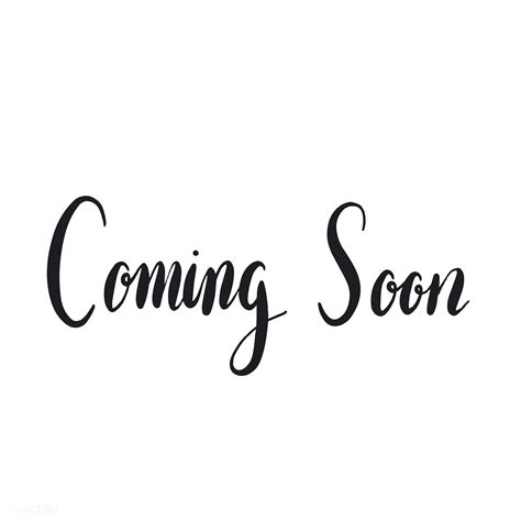 Coming Soon Font Style