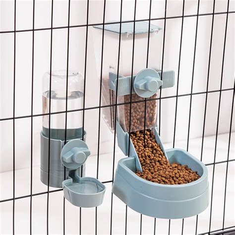 Cuencos para perros y gatos Alimentador automático suspensión de