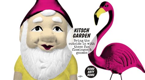 Kitsch Garden Flamingos And Gnomeshome Arty Home