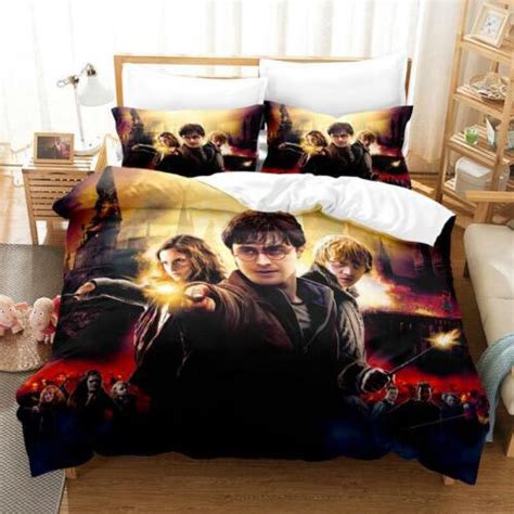 Harry Potter Quiltdoonaduvet Cover Pillowcase Bedding Set Single Double Size Ebay