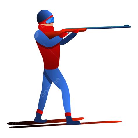 Biathlon Clipart Transparent PNG Hd Biathlon Man Shooter Icon Speed