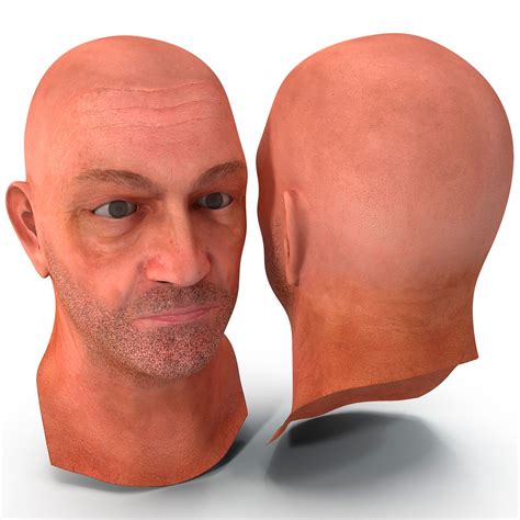 Male Head 14 3d Model 99 Obj C4d 3ds Max Ma Free3d