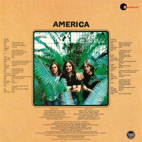 America – LP COVER ARCHIVES