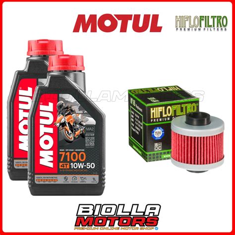 Kit Tagliando Aprilia 200 Scarabeo Rotax 2001 Filtro Olio Motul 7100