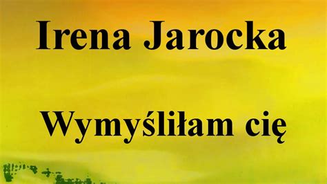 Irena Jarocka Wymy Li Am Ci Na Okr G O Przez Godzin Youtube