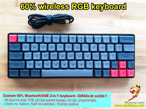 Custom Wireless Mechanical Keyboard Keys Hot Swap Wireless Keyboard