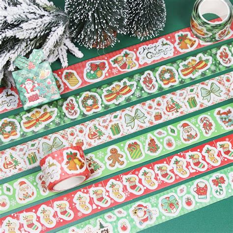 Jual Merry Christmas Roll Deco Stickers 2 Meter 2m Lembar Kertas Gambar