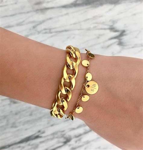 Bedelarmband Met Naam Goud Mix Match Finaste Nl