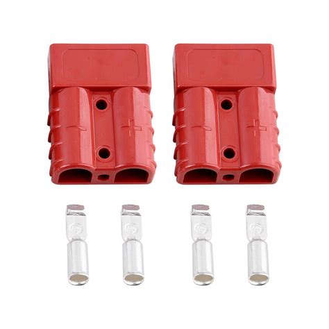 2PCS FOR ANDERSON PLUG CABLE TERMINAL BATTERY POWER CONNECTOR 50