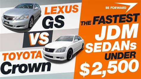 Lexus Gs Vs Toyota Crown Fast Under 2500 Youtube