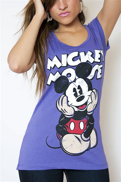 Mickey Mouse T Shirt Fun Fashion Retro Mickey Mouse T Shirt Cool Style