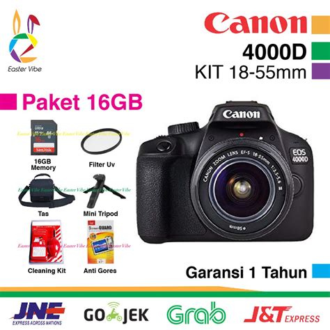 Jual Canon Eos D Kit Mm Iii Paket Gb Kamera Dslr Shopee