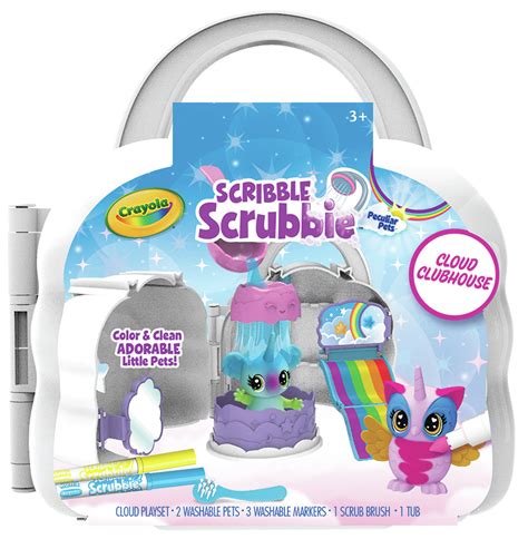 Buy Crayola Scribble Scrubbies Cloud Clubhouse At Mighty Ape Australia