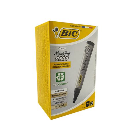 Plumon Permanente Caja Unid Negro Punta Bis Bic