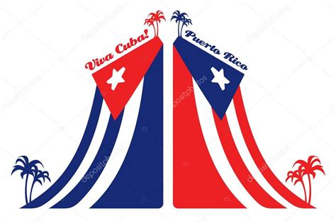 Puerto Rico And Cuba Flag