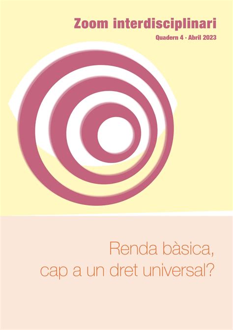 Renda bàsica cap a un dret universal Edicions i Publicacions de la