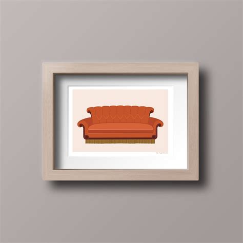 Central Perk Couch Friends TV Show Printable Wall Art Print Poster - Etsy