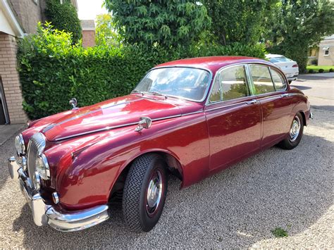 1966 Daimler 250 V8 Dark Red Automatic 3 Speed Right Hand Drive In