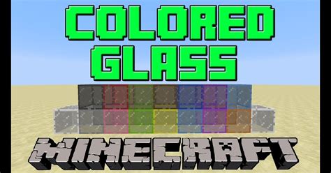 Create Tinted Glass In Minecraft Learn Glass Blowing