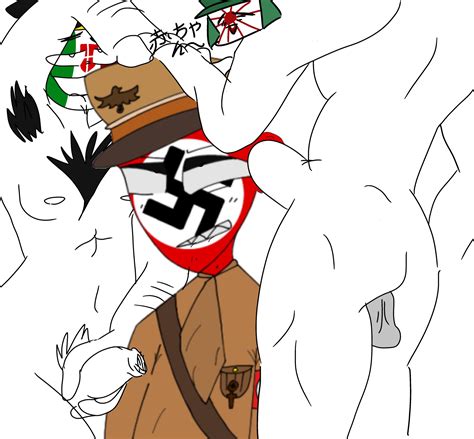 Post 4114503 Countryhumans Fascist Italy Germany Italy Japan Japanese Empire Nazi Third Reich