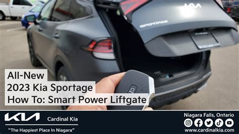 All New Kia Sportage How To Use Your Smart Power Liftgate Youtube