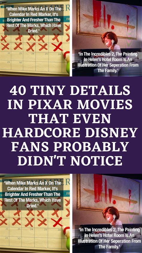 40 Tiny Details In Pixar Movies That Even Hardcore Disney Fans Probably Didn T Notice Artofit