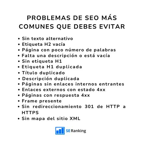 Los 10 Errores Seo Más Frecuentes Y Cómo Evitarlos