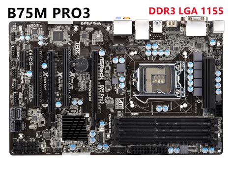 Asrock B Pro Motherboard Lga Intel B B M Desktop Mainboard