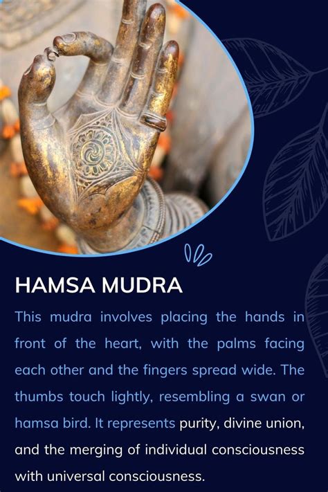 Hamsa Mudra Hand Mudra And Their Meaning Yoga Mudras Mudras