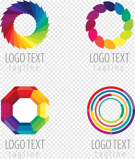 Colourful Abstract Circles Logo Pack Png Pngwing