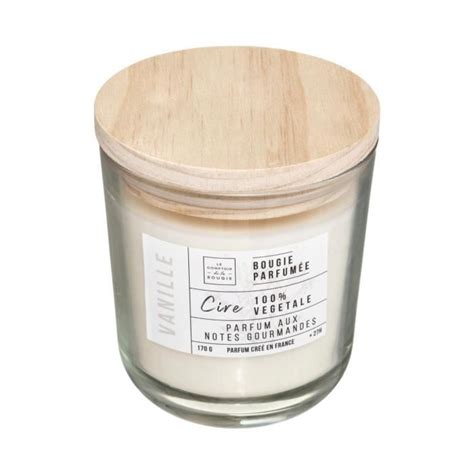 Atmosphera Bougie Parfumée Pot en Verre Cire Végétale 170 G Vanille