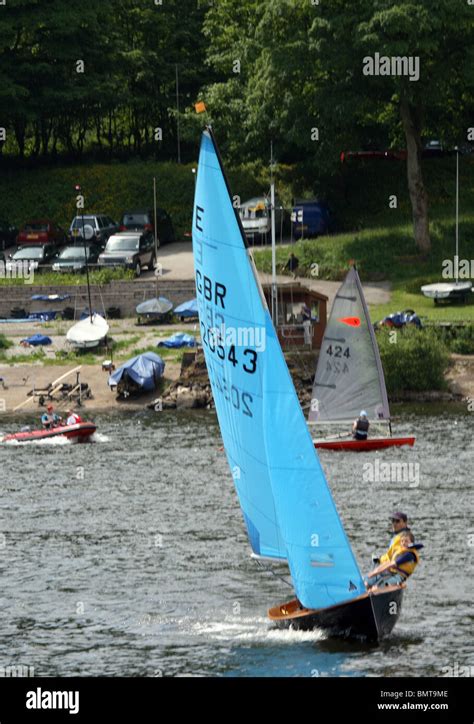 sailing on Rudyard Lake Stock Photo - Alamy