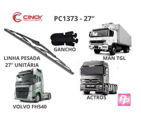 Palheta Cinoy ferro unitária YN PC1373 27 MAN TGX SCANIA SERIE 4 98 07