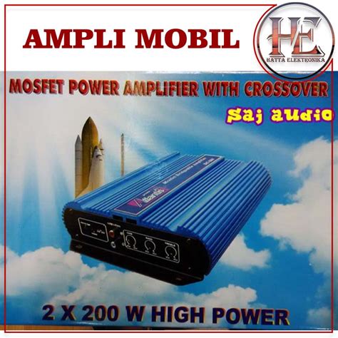 Jual Atlantis Mosfet Power Amplifier Dc Chanel Mesin Ampli